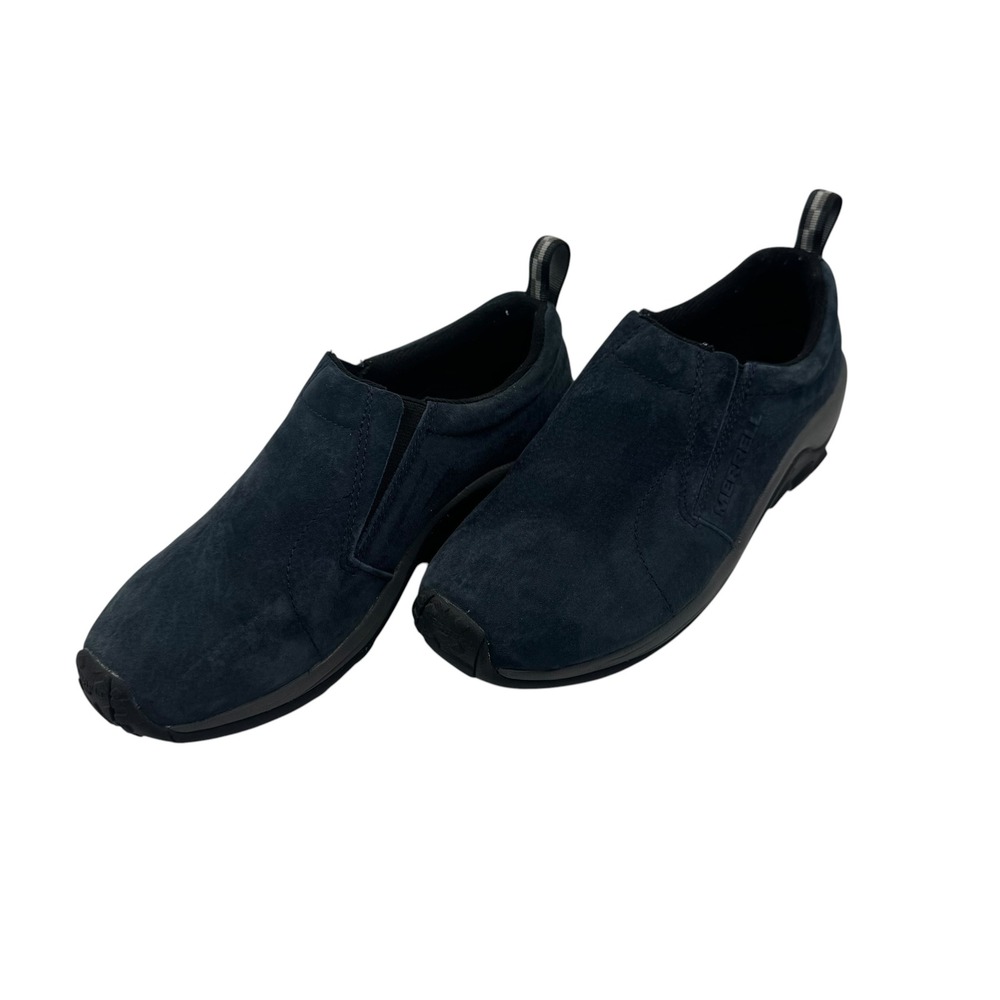 Merrell Jungle Moc Womens Navy Blue Suede Slip On Shoes J599386 Size 9 - Picture 2 of 11